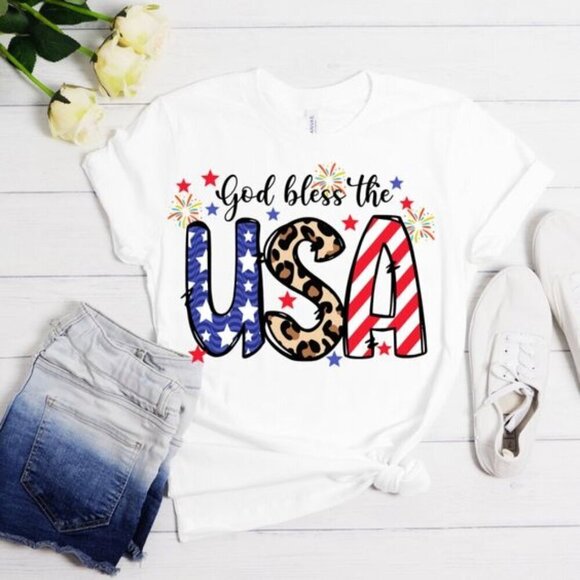 Jasper
D Other - God Bless USA Patriotic 4th July Gift Unisex T-Shirt